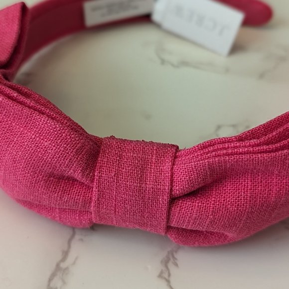 J.Crew Linen-blend Bow Headband - Picture 5 of 5